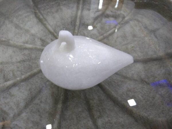 Decorative marble floating duck