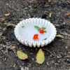 Ruffle Marble Flower Bowl