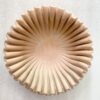 Natural Beige Stone Scallop Bowl