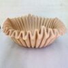 Natural Beige Stone Scallop Bowl