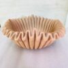 Natural Beige Stone Scallop Bowl