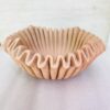 Natural Beige Stone Scallop Bowl