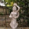 white marble hand made Rajasthan famous lady statue