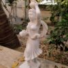 white marble hand made Rajasthan famous lady statue