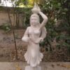 white marble hand made Rajasthan famous lady statue