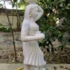 white marble hand made Rajasthan famous lady statue