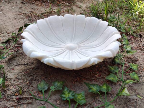 Decorative marble bowl