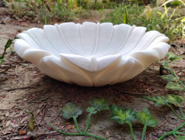 Decorative marble bowl