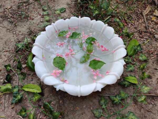 Decorative marble bowl