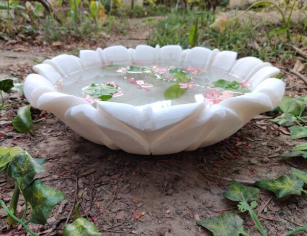 Decorative marble bowl