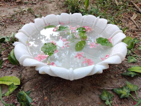 Decorative marble bowl