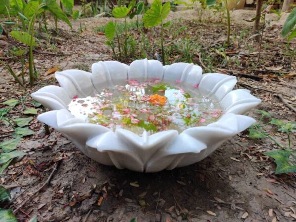 Decorative marble bowl