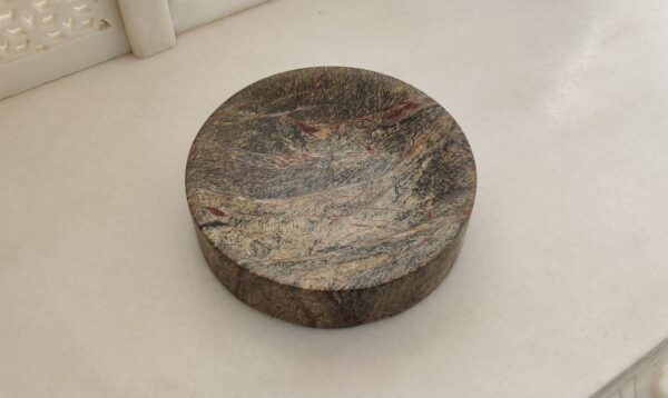 Natural Veined Marble Bowl