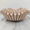 Jumbo Patina Ruffled Marble Bowl