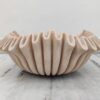 Jumbo Patina Ruffled Marble Bowl