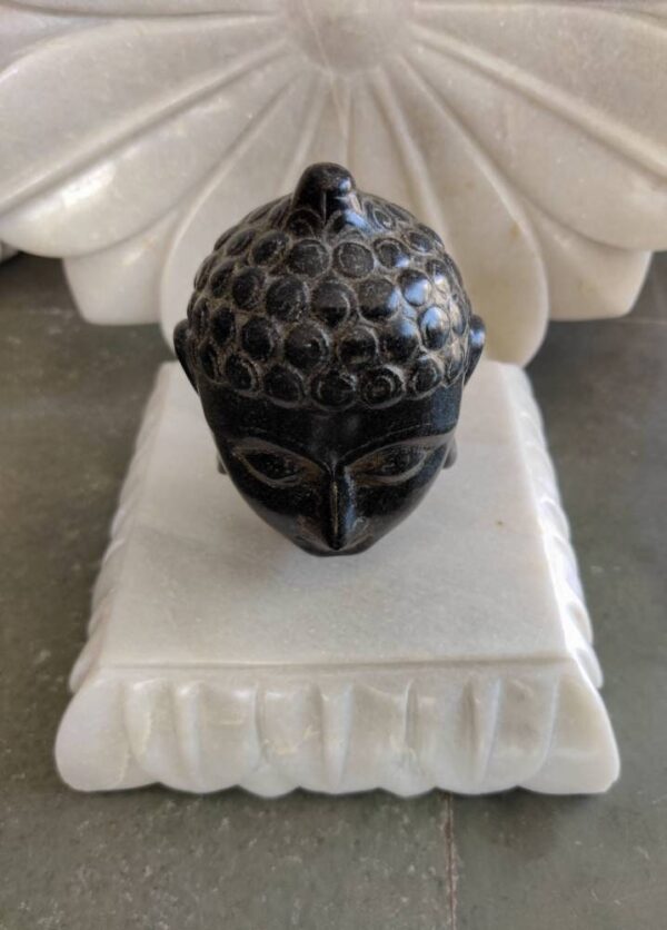 Vintage marble hand carved buddha