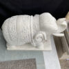 Vintage Hand Carved Elephant sculpture