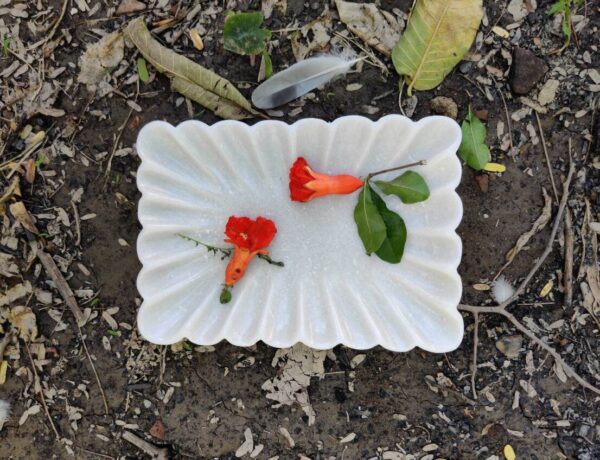 Decorative Marble flower tray