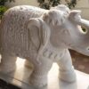 Decorative marble hand carved elephant