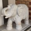 Decorative marble hand carved elephant