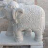 Decorative marble hand carved elephant