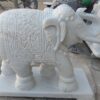 Decorative marble hand carved elephant