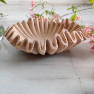 Decorative Marble Flower Bowl